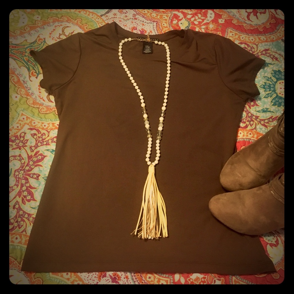 Chocolate Brown Tee